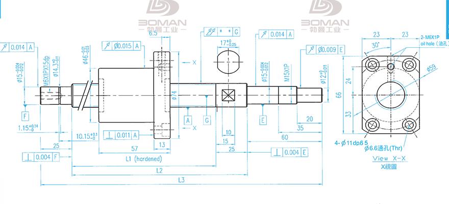 TBI XSVR02010B1DGC5-599-P1 TBI丝杆安装方法